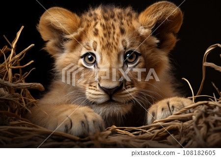 可愛的小獅子“AI生成圖像” 108182605