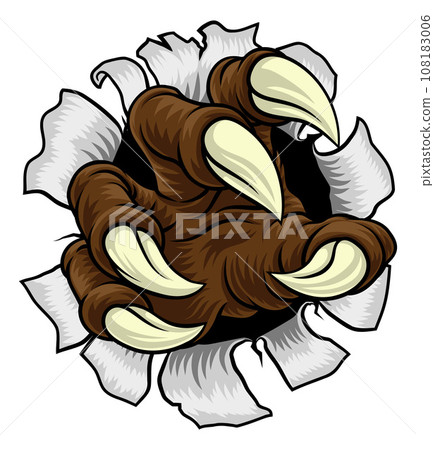 Claw Monster Dinosaur Eagle Dragon Hand Rip Tear Claw Monster Dinosaur Eagle Dragon Hand Rip Tear 108183006