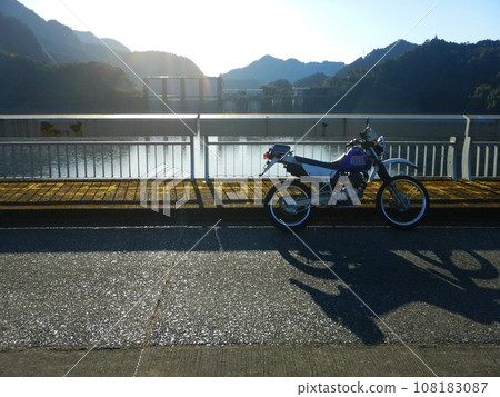 Motorcycle touring pattern Motorcycle touring pattern 108183087