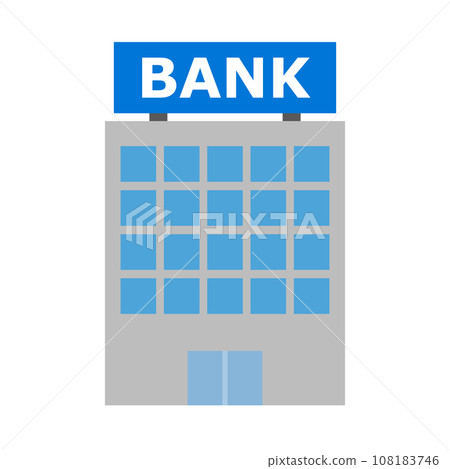 Bank building icon. Banking icon. vector. 108183746