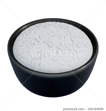 Shabu-shabu 3d illustration , Rice 108184090