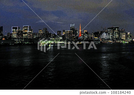 染成藍色的東京台場 染成藍色的東京台場 108184240