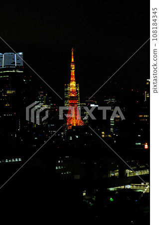 染成藍色的東京台場 108184345