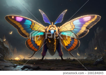 A Moth Monster, Attacking, Finely detailed features, Intricate brush strokes A Moth Monster, Attacking, Finely detailed features, Intricate brush strokes 108184843