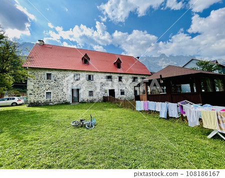 Beautiful guest house in the valley of Theth national park, Albania Beautiful guest house in the valley of Theth national park, Albania 108186167