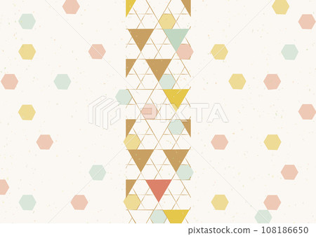 Japanese pattern background pattern illustration 108186650