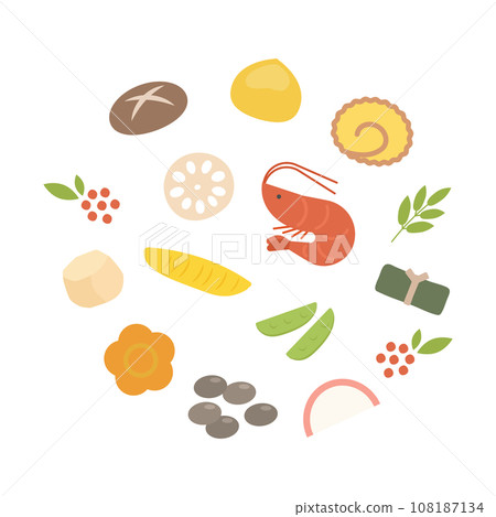 年菜的插畫素材 108187134