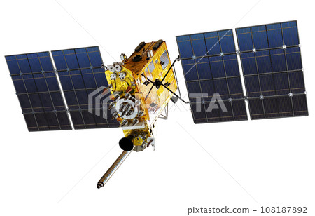 GLONASS-K satellite isolated on transparency background 108187892