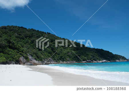 wave on the sea in Similan island , Thailand wave on the sea in Similan island , Thailand 108188368