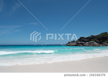 wave on the sea in Similan island , Thailand wave on the sea in Similan island , Thailand 108188370