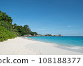 wave on the sea in Similan island , Thailand 108188377