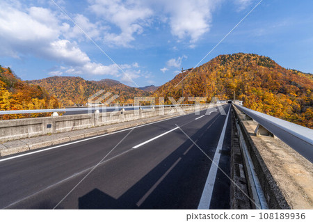 Hokkaido, Sapporo, autumn leaves, Jozankei, autumn, hot springs, Lake Sapporo, Lake Sapporo, Futami Suspension Bridge Hokkaido, Sapporo, autumn leaves, Jozankei, autumn, hot springs, Lake Sapporo, Lake Sapporo, Futami Suspension Bridge 108189936