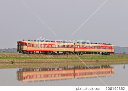 高山本線 千里長谷 JR西日本 木葉58-477 + 木葉28-2360（富山） 108190862