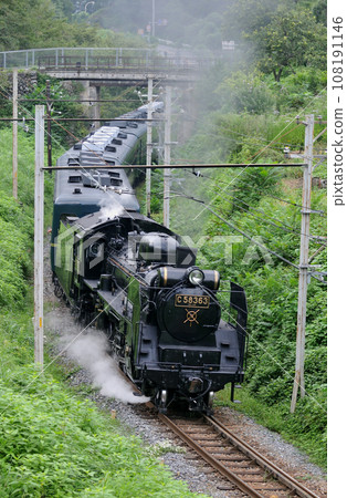 秩父鐵道浦山口影森 C58-363+12 系列 Paleo Express 108191146