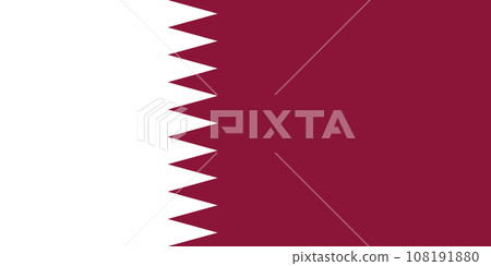 Qatar National Flag Qatar National Flag 108191880