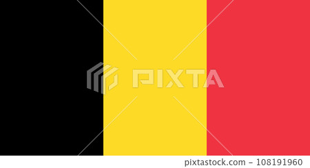 Belgium National Flag 108191960