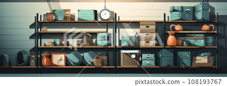 Storeroom with things 108193767