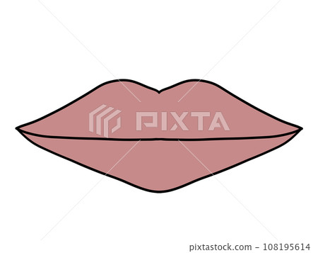 simple red lips simple red lips 108195614