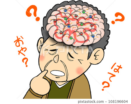 因失智症而健忘、迷失方向的老人 108196604