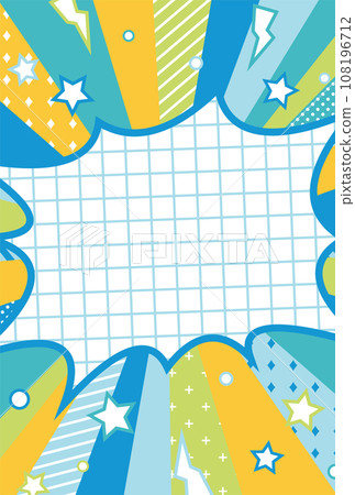 背景插圖_集中線_多彩 108196712