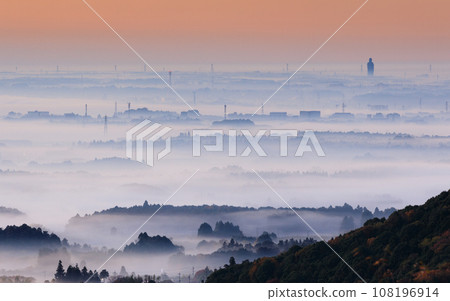 Great Buddha towering beyond the fog Great Buddha towering beyond the fog 108196914