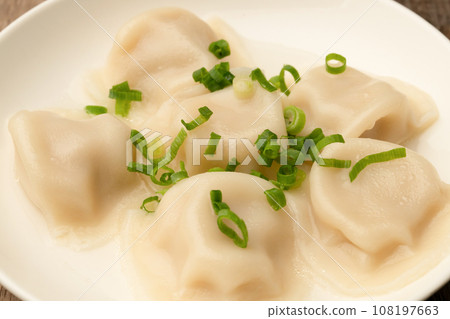 boiled gyoza boiled gyoza 108197663