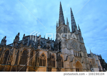 Saint-Andre Cathedral in the early morning, a world cultural heritage site with impressive two spiers and a city landmark in Bordeaux, France Saint-Andre Cathedral in the early morning, a world cultural heritage site with impressive two spiers and a city landmark in Bordeaux, France 108198104