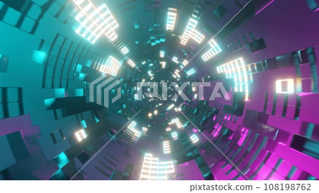 Tunnel run Infinite Tunnel Loop Motion Tunnel run Infinite Tunnel Loop Motion 108198762