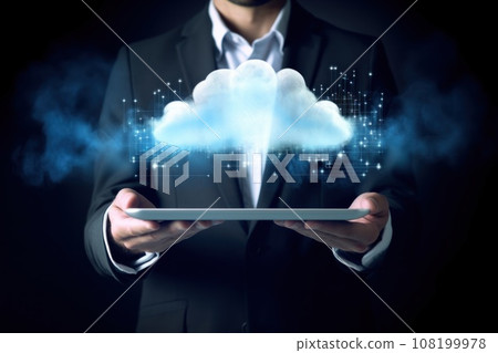 Cloud computing technology concept wallpaper Cloud computing technology concept wallpaper 108199978