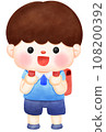 Happy kid go to school 108200392