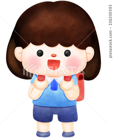 Happy kid go to school 108200393