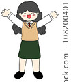Happy student after finish exam 108200401