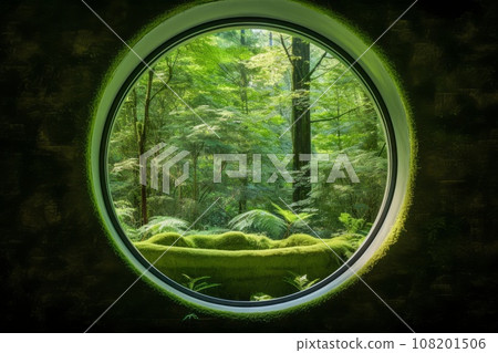 round window in nature round window in nature 108201506