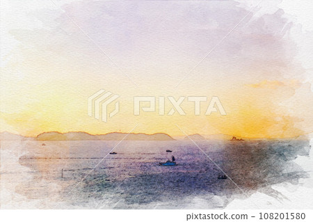 [Watercolor] Shinoshima in Minamichita Town 108201580