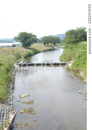 Rubberized fabric undulating weir (vertical composition) (Makinohara City, Shizuoka Prefecture) 108201659