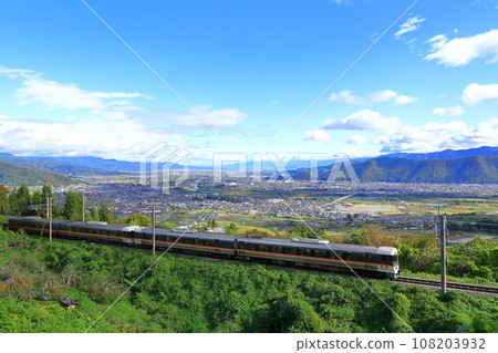 與善光寺平並列的特急信濃號 108203932