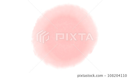 Warm orange watercolor style illustration material 108204110