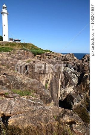 Todokasaki Lighthouse stands on the easternmost tip of Honshu 108204687