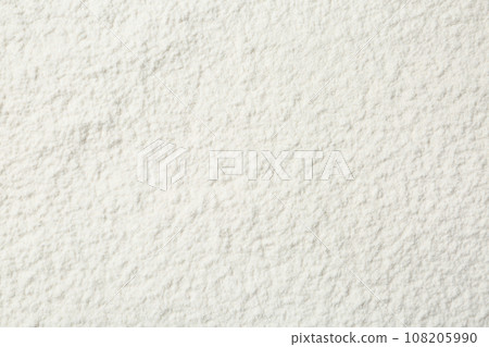 Pile of organic flour as background, top view Pile of organic flour as background, top view 108205990