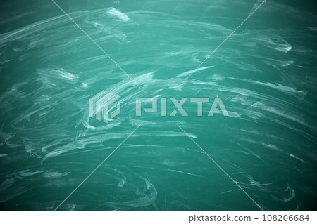 Dirty green chalkboard as background. Space for text 108206684