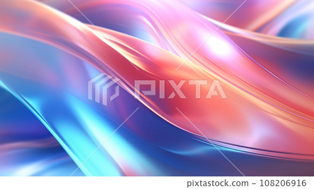 Generative AI, an abstract background image with a holographic effect 108206916