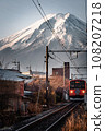 富士山和火車 108207218