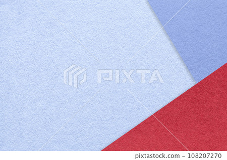 Texture of craft blue paper background with very peri and red border. Abstract sky cardboard. Texture of craft blue paper background with very peri and red border. Abstract sky cardboard. 108207270