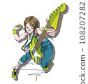 Guitar girl A 108207282