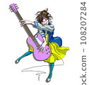 guitar girl C 108207284