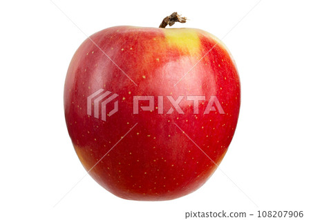 Red apple isolated on white background. File contains clipping path. Red apple isolated on white background. File contains clipping path. 108207906