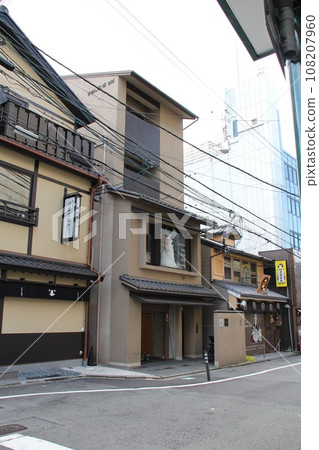 Kyoto townscape Gion/Higashiyama area Yamatooji Street Ito Kuemon/Gion Matsumoto Building 108207960