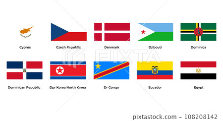 Countries National Flag Countries National Flag 108208142