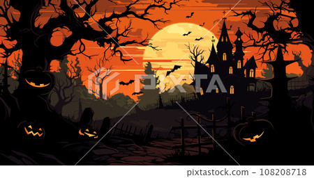 Halloween flying bats on black background Halloween flying bats on black background 108208718