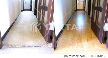 地板翻新前後 地板翻新前後 108216042